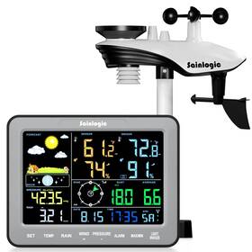 Sainlogic 734257142700 Sa68 Home Weather Station With Stations Wireless Indoor Out