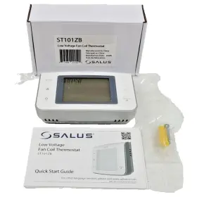 St101zb Salus Low Voltage 24v Fan Coil Programmable Thermostat New