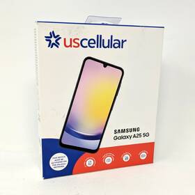 Samsung 850061234001 New Uscellular Galaxy A25 5g 128gb 6.5 Inch 6gb Ram Prepaid Phone Blue Black