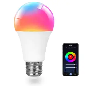 Wifible-a19 Sanofuturion A19 Smart Light Bulb 9w 900lm Rgb Cct Led - 16 Million Vibrant Diy Colo