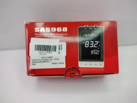 Sas968fhl-7 Saswell Programmable Thermostat Ambient Or Floor Sensing