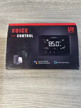T29utw-7-wifi Saswell Touchscreen Smart Home Thermostat Works With Alexa And Goo