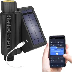 St-08w Satxtrem Wifi Smart Hose Timer Solar Sprinkler Controller Mobile App Progr... Fast Ship