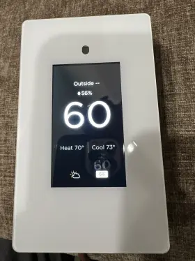 Cli-w210w-01 Savant Cli-w210b-01 Smart Thermostat White Inch Pre Owned