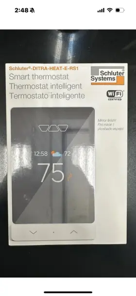 Dhert105 Schl Ter Dhert105/bw Brand New Schluter Ditra Heat Smart Thermostat