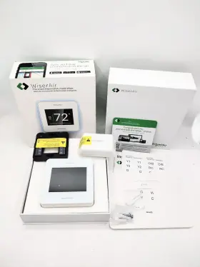 Wiserair10whtus Schneider Electric 10whtus Wiser Air Smart Thermostat Wifi Touch Screen