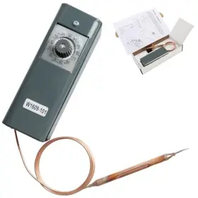 Sdrzjx 717661648877 Refrigeration Thermostat Temperature Controller From -30 F To 90 Capillary