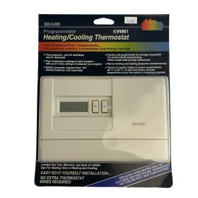 42911861 Sears 429861 Vintage Best Programmable Thermostat Heating Cooling New Nip Read