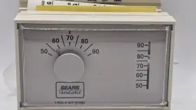 1f56n-585 Sears Manufactured By White-rodgers/emerson Mechanical Thermostat 24v Heat Cool White-rodgers Oem