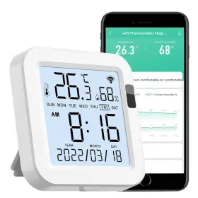 Th16-m Senckit Smart Wifi Temperature Humidity Monitor Tuya Wireless S