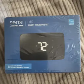 St25s Sensi By Copeland Lite Smart Programmable Thermostat Black