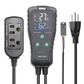 Senstree 760385315013 Digiten Temperature And Humidity Controller Outlet Plug-in Thermostat Humidis