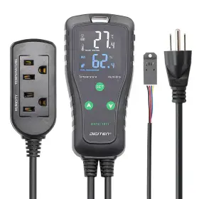 Dhtc-1011-1zj Senstree Temperature And Humidity Controller Outlet Plug-in Thermostat Humidistat Rept