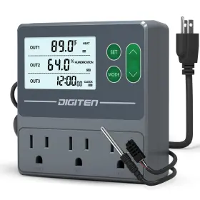 Tht1032-zj Senstree Dual Probe Temperature And Humidity Controller Independent Sensors For Precise