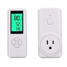 Wtc-100zj Senstree Wireless Temperature Controlled Outlet Digital Plug In Thermostat Wit