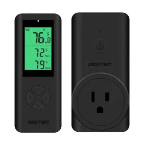 Wtc100b-zj Senstree Digiten Wireless Thermostat Plug-in Temperature Controller Outlet Remote Cont