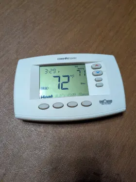 Oh-601 Sentry Comfort Programmable Thermostat - White Used Working