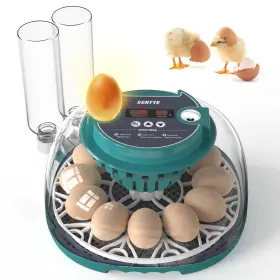 Sentye 768365298233 12 Egg Incubator With Automatic Turning And Humidity Control Incubat