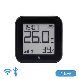 Shelly 705353190001 H And T Gen3 Black Wi-fi Bluetooth Smart Temperature Humidity Sensor Wi