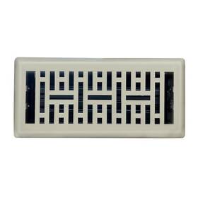 Sierra Grates Fr04-410-0901 4 Inch X 10 Metro Design 100% Steel Premium Floor Register Satin Nickel Finish
