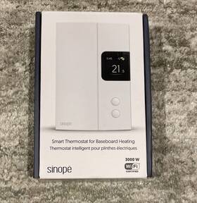 Sinope Th1143wf Wifi Smart Thermostat For Baseboard Heating - New Low Volt 3000 W