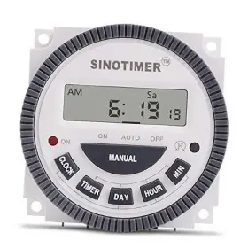 Tm619-4 Sinotimer Tm619 Timer Switch Digital Lcd Power Weekly Programmable Thinner