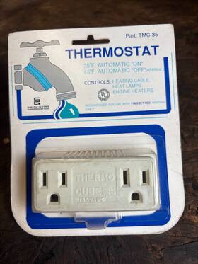 Smith-gates 082553002694 Smith-gates Tmc-35 Thermo Cube Thermostat Outlet 35f On 45f Off Nos