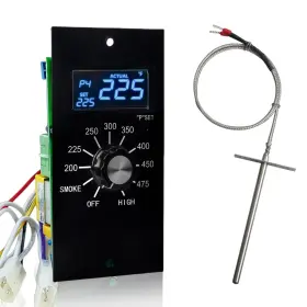 Squirrel Wood Artware 782003306227 Digital Thermostat Control Board Replacement Parts Kit For Pit Boss Pellet Gr