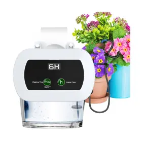 Bsv-ic201 Srygery Lcd Display Automatic Plant Waterer Indoor Anti-siphon Self Wateri