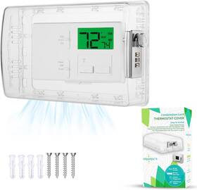 Statguardplus Sgp2022xl2cl-1 Xl2 Universal Thermostat Cover With Combination Lock Clear Thermo