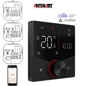 Bht-009gb Steedsmt Floor Radiant Heat Thermostat Matter Zigbee Wifi Alexa/google/smartthings