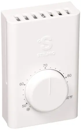 Swt1f Stelpro 696505418985 Single Pole Electric Heater Wall Thermostat White