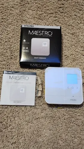 Asmt402ad01 Stelpro Maestro Wired Smart Thermostat - White