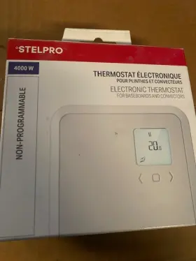St402np Stelpro 4000w Non-programmable Line Voltage Electronic Thermostat