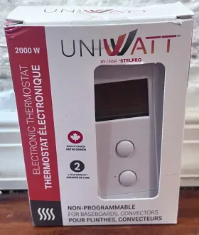 Ut202np Stelpro 120/208/240-volt 1000/1730/2000-watt Non-programmable Electronic Thermostat