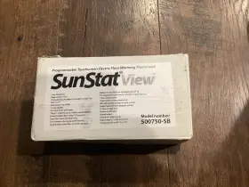 500750-sb Suntouch Sunstat View Touch Screen Programmable Not Wifi Thermostat