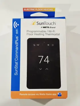 500950-sc Suntouch Programmable/ Wi-fi Floor Heating Thermostat Model #