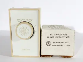 Rt1-e Sunwarm Electric Heat Wall Thermostat Line Voltage New Old Stock
