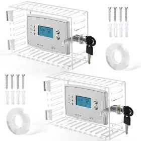 Sutine 744173433554 Thermostat Lock Box With Key 2pack Universal Acrylic Cover L
