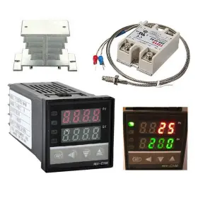 Rex-c100 Teamwill 781828711643 Digital Pid Temperature Controller Rex C100 Thermostat Ssr Relay S
