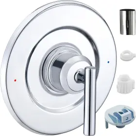 T2901 Tearel Replacement For Moen Gibson Posi-temp Valve Trim Kit Chrome