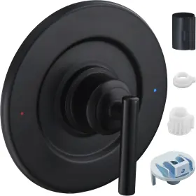 T2901bl Tearel Replacement For Moen Gibson Posi-temp Valve Trim Kit Matte Black