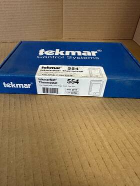 Tekmar 779655055405 554 Tekmarnet Thermostat One Stage Heat Cool Fan
