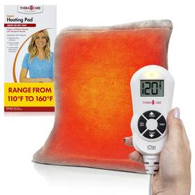 Thera Care 24-312 Theracare Digital 12 Inch X 15 Heating Pad Moist And Dry Heat Wide Ra