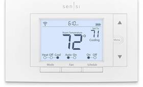 Thermostats 313047060051 Sensi Wi-fi Smart Thermostat For Home Pro Version Works With Alexa