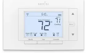 St55 Thermostats 313047060051 Sensi Wi-fi Smart Thermostat For Home Pro Version Works With Alexa