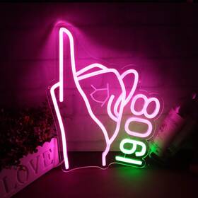 Tiabuy Tb-ns-b-03 Aka Sorority Neon Signs Gesture Lights Hand Lights