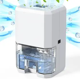 Tilibra 891027337230 Dehumidifiers For Home 42.5 Oz Dehumidifier Bedroom 3 Timer Modes And 7 L