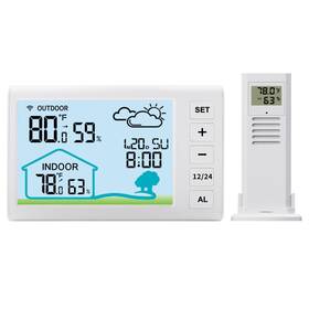 Timloon Ts-ft006 Indoor Outdoor Thermometer Hygrometer Wireless Weather Station With 330ft Ran