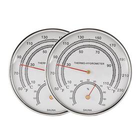 Tokatuker Wsd001-2 2pcs Sauna Thermometer Hygrometer Indoor Humidity Temperature Measurement Sau